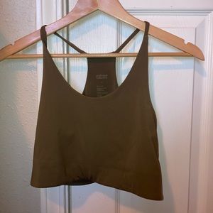 girlfriend collective fern cleo bra - size medium